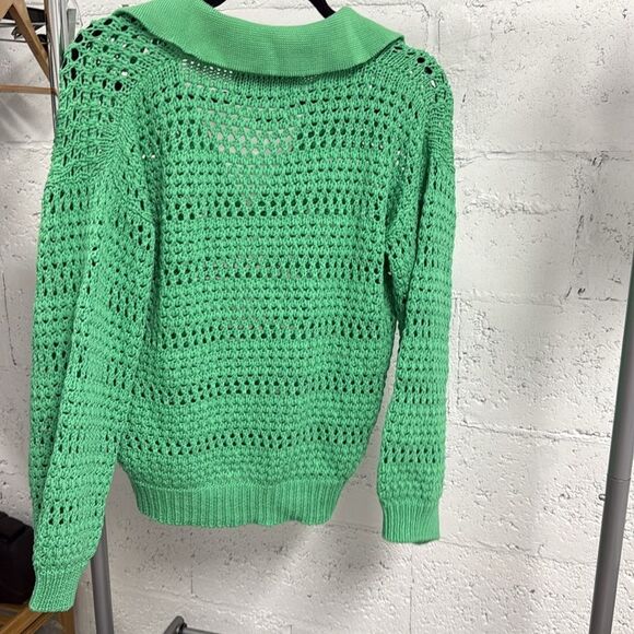 Green Women's Sweater Knit BRAND NEW - TRESSE - Size Small - Cover Up - Picture 4 of 4